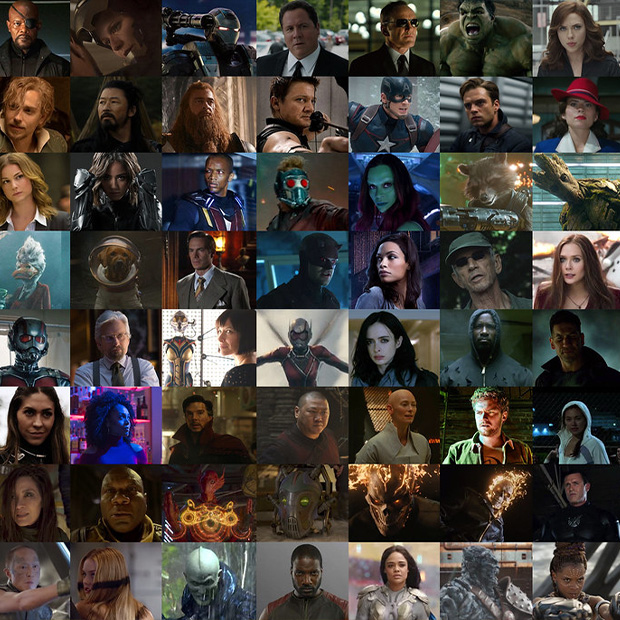 marvel cinematic cast